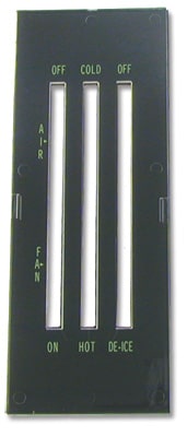 HEATER CONTROL LENS
