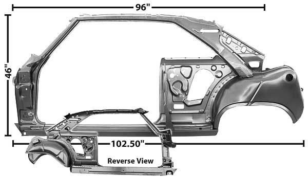 DOOR & QUARTER FRAME ASSEMBLY LH