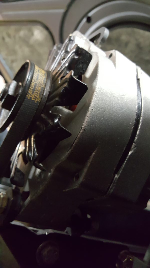 V8 ALTERNATOR HEADER ADAPTER BRACKET DRIVERS SIDE