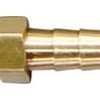 STRAIGHT BARBED FUEL FITTING BRASS