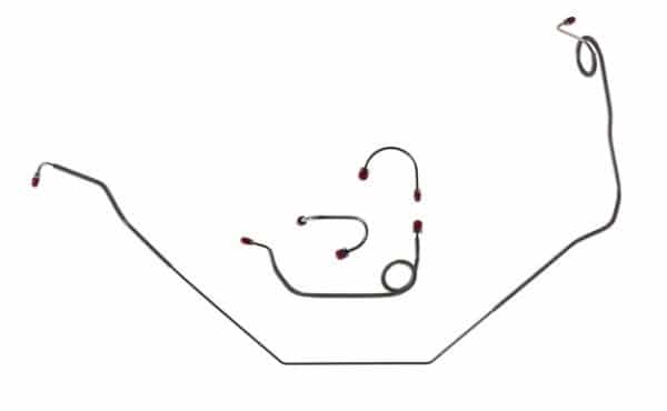 FRONT BRAKE LINE MANUAL DRUM