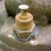 BRAKE STUD FLAT LOCK   (5 LUG