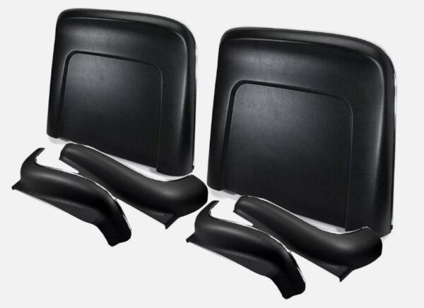 PLASTIC BUCKET SEAT BACK &  BOTTOM 6 PC SET, SPECIFY COLOR