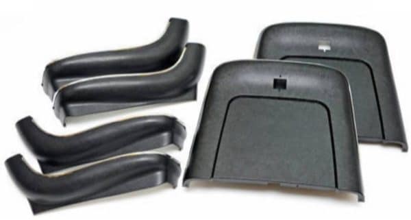PLASTIC BUCKET SEAT BACK &  BOTTOM 6 PC SET, SPECIFY COLOR