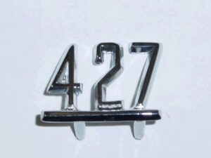 427 LOWER FENDER EMBLEMS