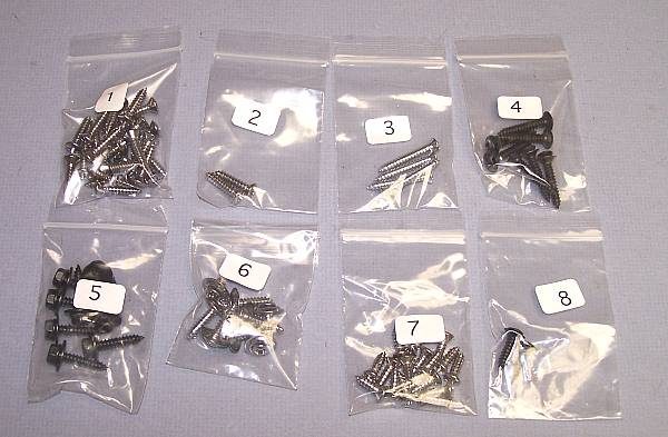 INTERIOR SCREW KIT
