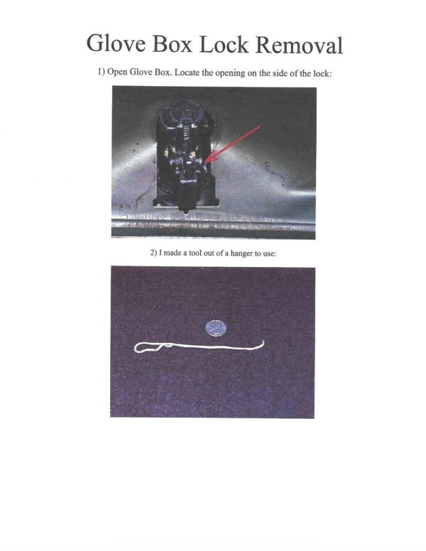 GLOVE BOX NUT TOOL