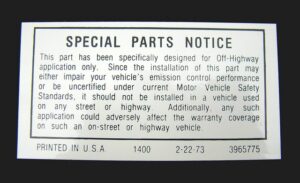 TONAWANDA NO #1 TEAM VALVE COVER