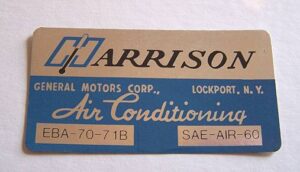 HARRISON AIR CONDITIONER EVAP BOX