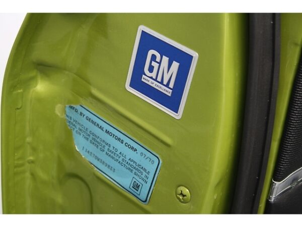 VEHICLE CERTIFICATION DECAL