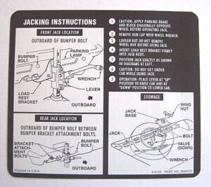 JACK INSTRUCTION REGULAR WHEEL
