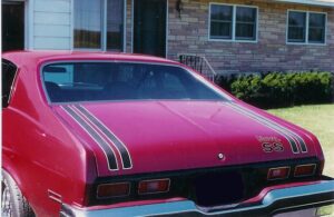 NOVA SS BODY STRIPES COMPLETE NON HB,  SPECIFY COLOR