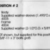 BODY MOUNT BUSHING KIT POLY