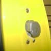 SCREW DOOR LATCH ON DOOR