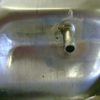 FUEL TANK W/ NECK STAINLESS STEEL