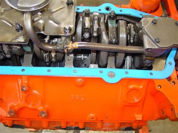 V8 OIL PAN GASKET FULL SEAL W/BOLTS 2 PIECE REAR MAIN