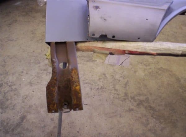 FRONT FENDER PATCH PANEL SECTION LH