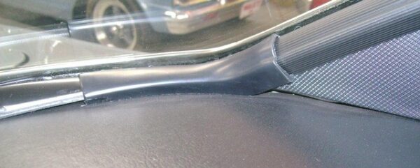 1968-1970 Dodge Coronet Rear Window Headliner Windlace Plastic Trim – 6 Pc Set, StripeClassics