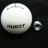 HURST CLASSIC WHITE KNOB 4 SPEED