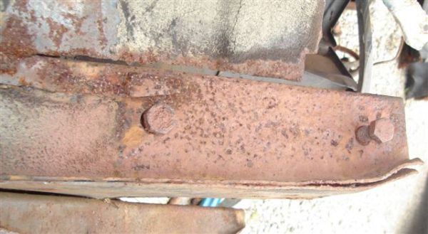 FRONT SUBFRAME REPAIR SECT @ BUMPER
