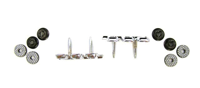 Chrome Metal SBC 283 Engine Emblem – Bumper/Trunk/Fender Decal Badge By Speed Daddy