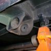 LEAF SPRING FRONT MOUNT FRAME RAIL BRACE RH