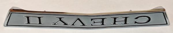 HOOD LIP MOLDING EMBLEM CHEVY II