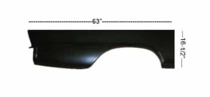 QUARTER PANEL LOWER SKIN RH